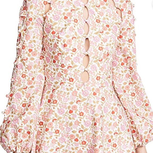 Zimmerman Goldie Scalloped Dress Size 3 - Excellent Condition - Picture 3 of 6